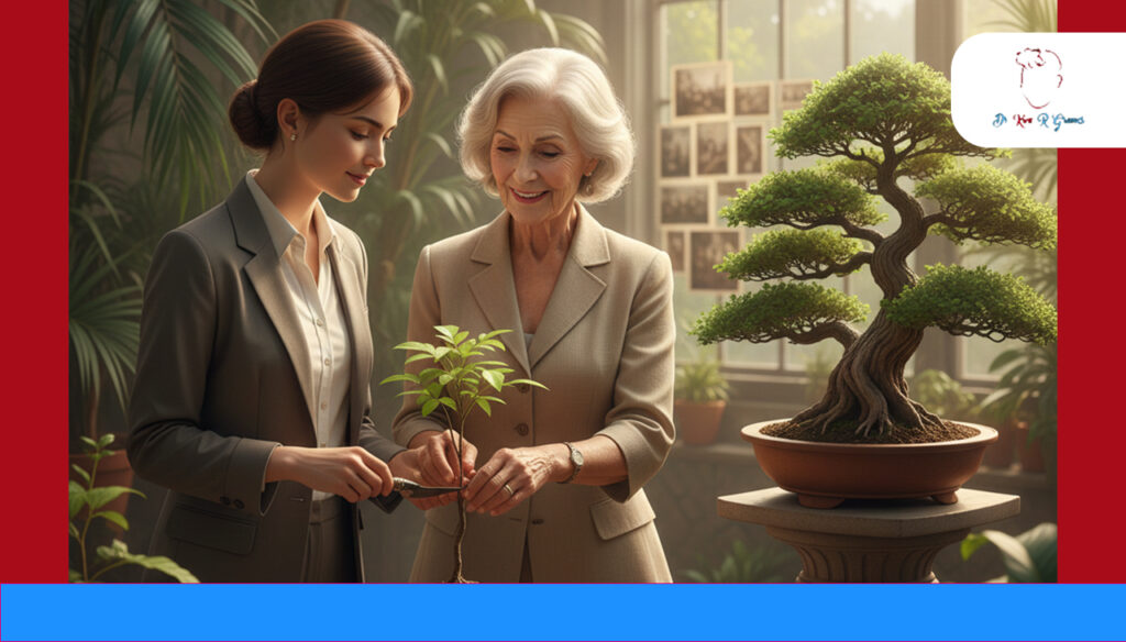 Women leaders empowering others to lead through mentorship.